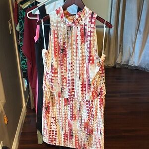 White House Black Market Multicolor Mini Dress